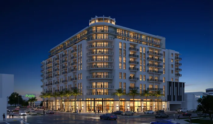 Rendering of the 27th Avenue and Coral Way development in Miami