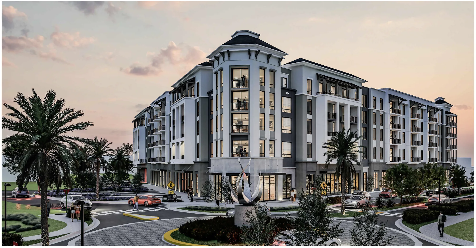 Rendering of the Addison Landing rental community in Palmetto Bay